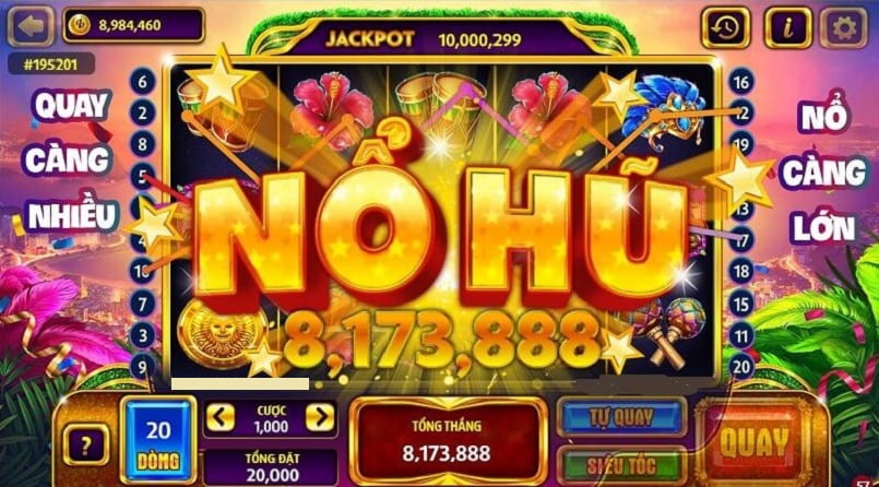 Nhiều thuật ngữ trong Slot game