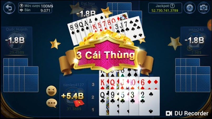 Chơi mậu binh tại Doublebet